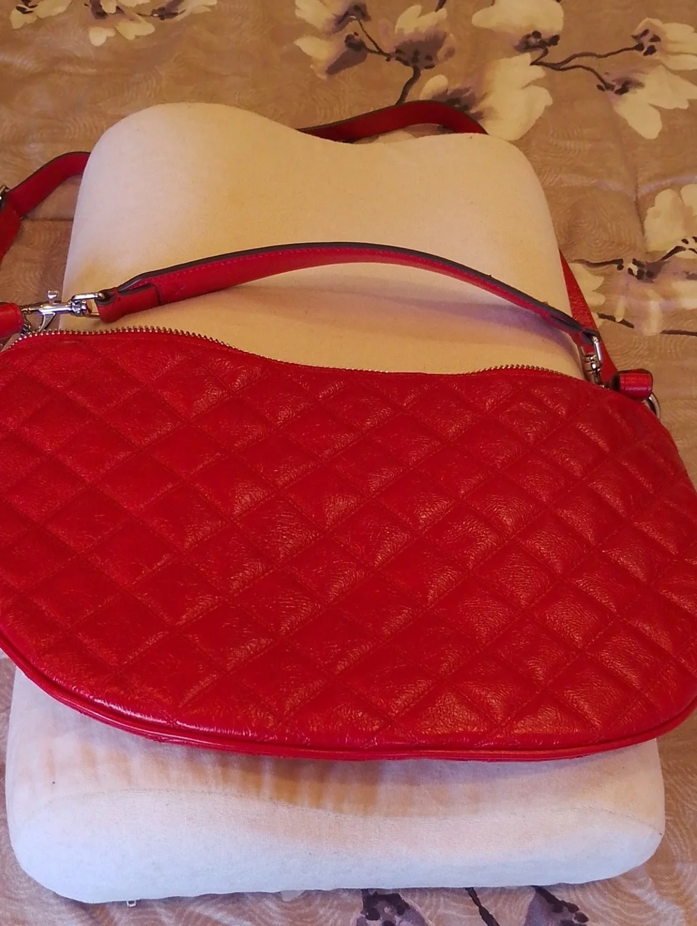 Aimee Kestenberg Quilted Red Women’s Crossbody or Shoulder Bag